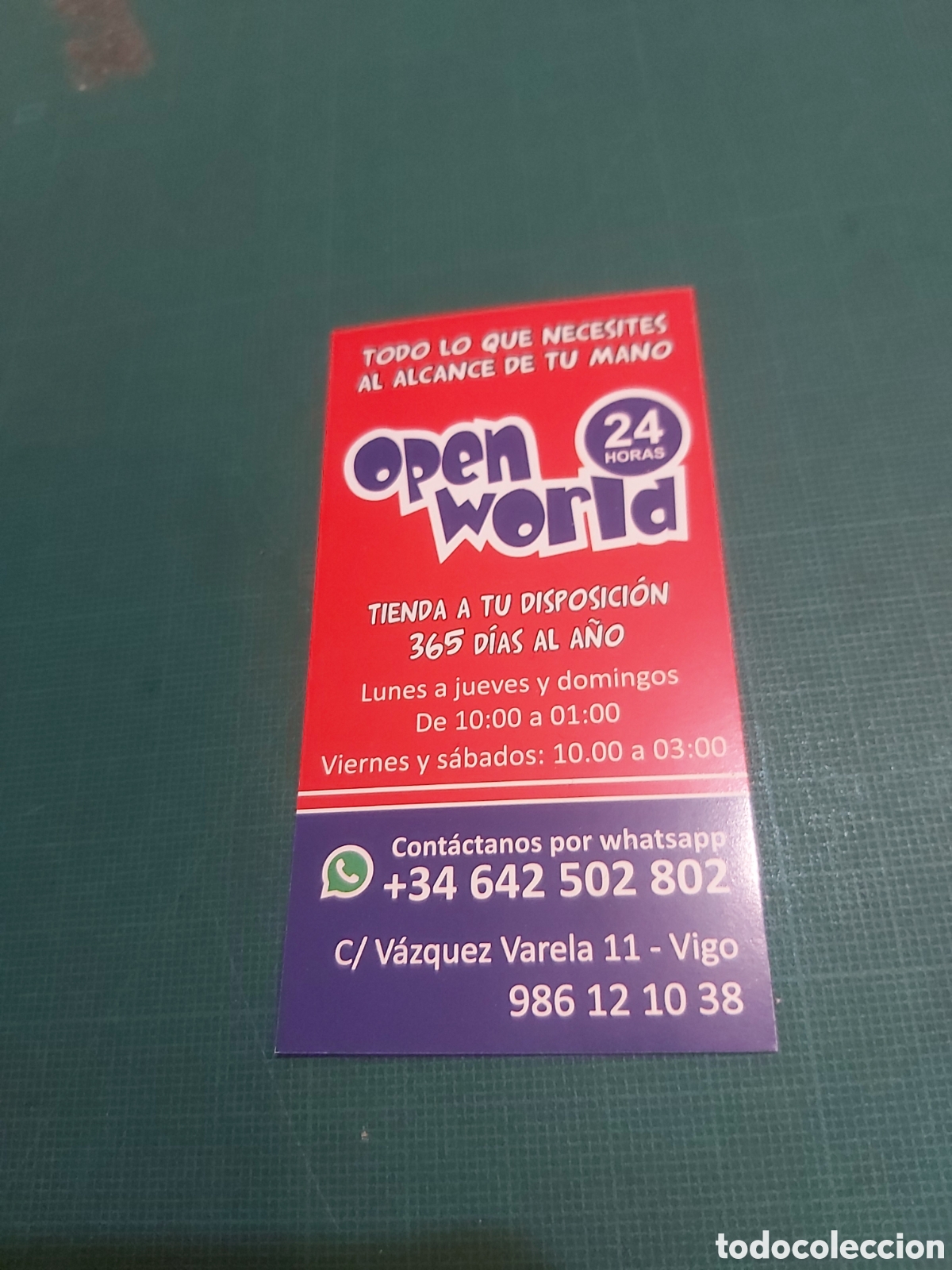 Tourismusbrosch&uuml;ren: Open world Vigo Pontevedra Galicia Espa&ntilde;a tarjetas