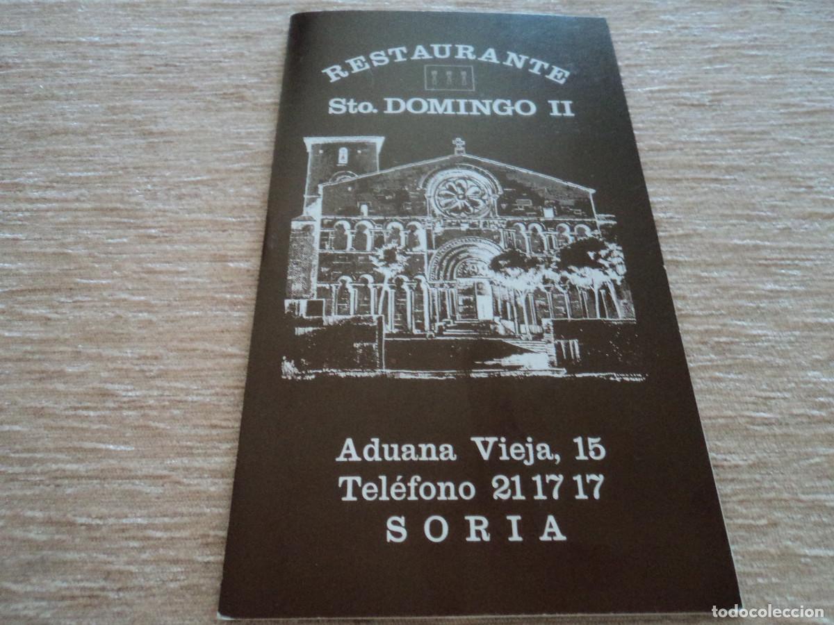 Travel Brochures: catalogo-presentacion del restaurante santo domingo II, soria,