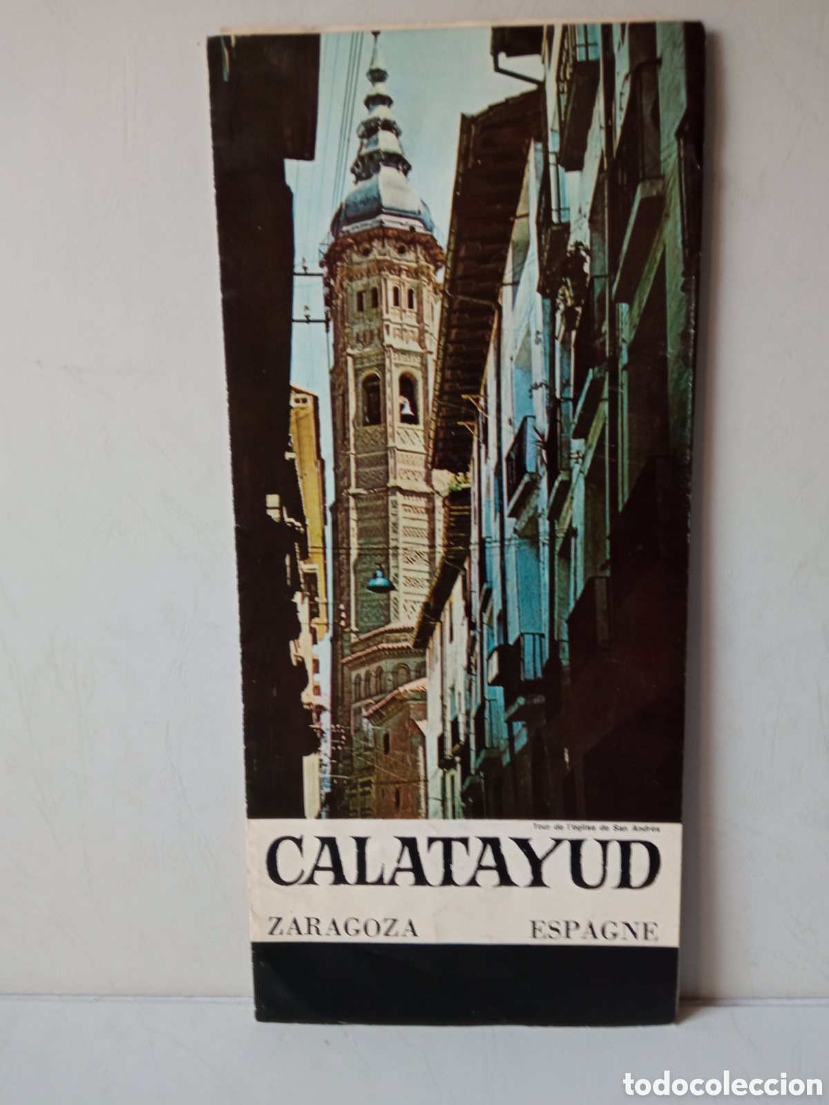 Travel Brochures: Folleto tur&iacute;stico de Calatayud en franc&eacute;s. A&ntilde;os 60-70