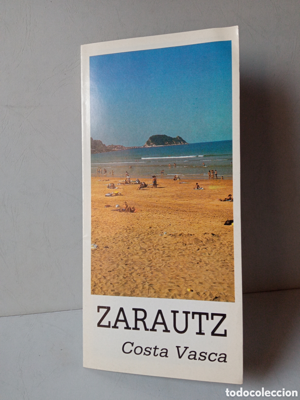 Travel Brochures: Folleto tur&iacute;stico de Zarautz costa vasca. A&ntilde;os 60-70