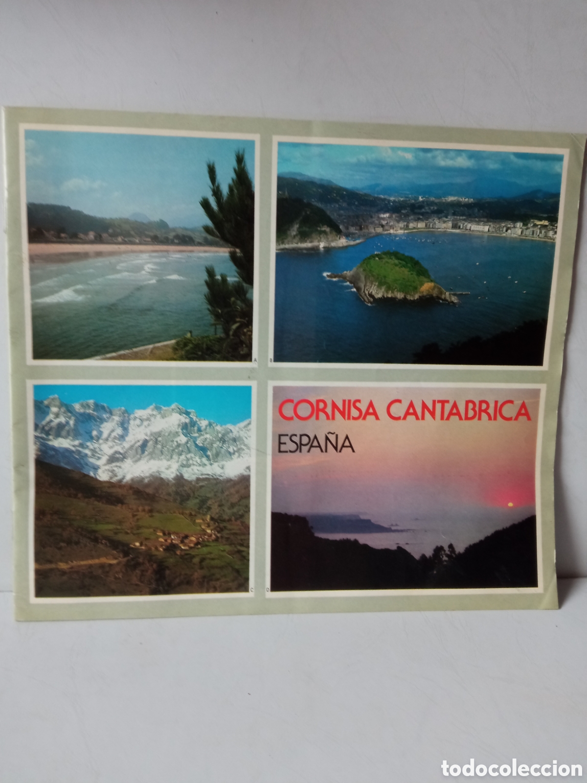 Travel Brochures: Folleto tur&iacute;stico de la Cornisa Cant&aacute;brica. A&ntilde;o 1983.