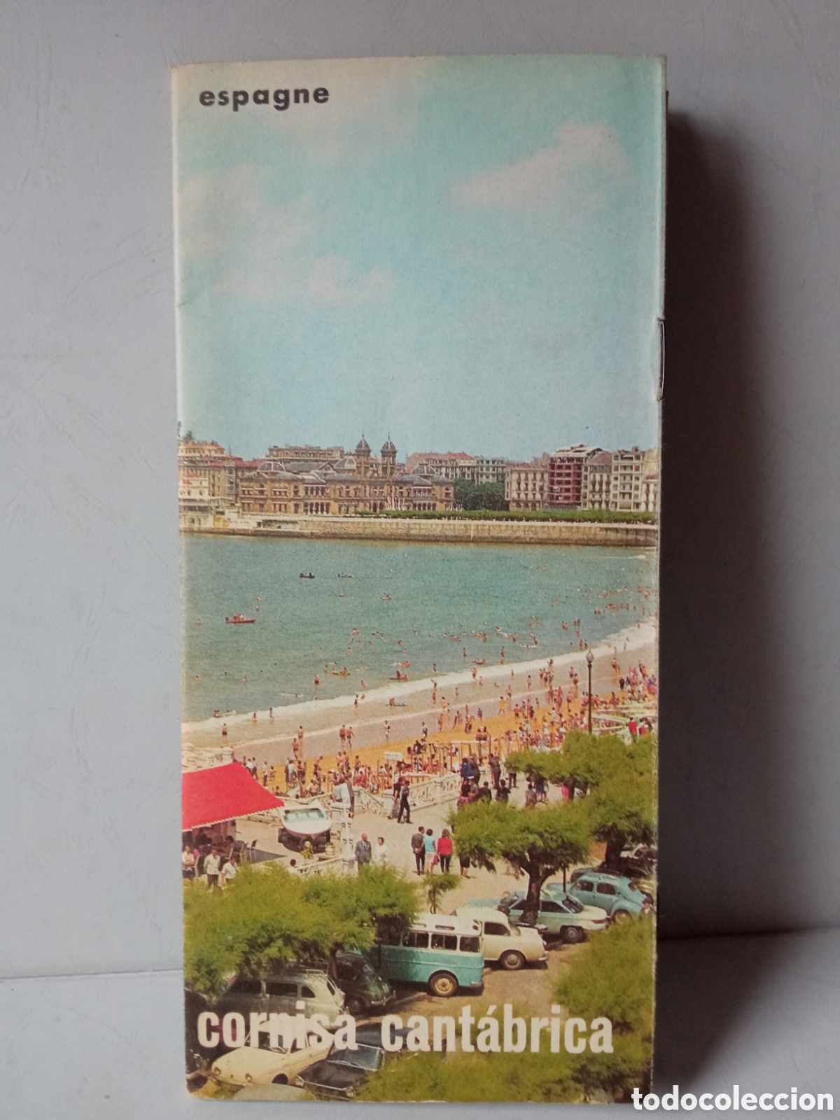 Travel Brochures: Folleto tur&iacute;stico de la Cornisa Cant&aacute;brica en franc&eacute;s. A&ntilde;os 60-70.