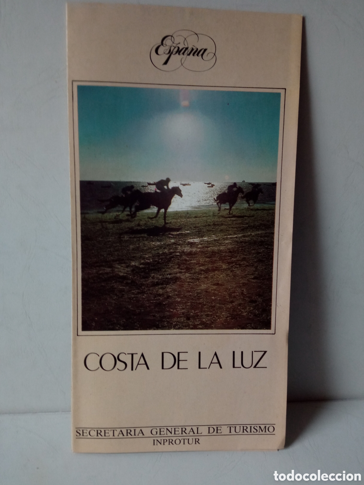 Folletos de turismo: Folleto tur&iacute;stico de Costa de la luz Espa&ntilde;a. 1986.