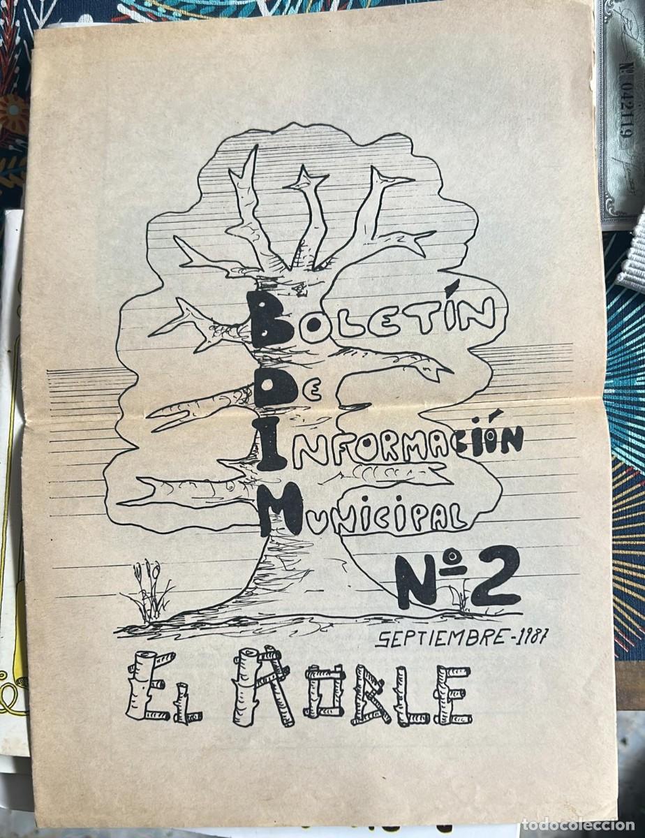 Travel Brochures: BOLETIN DE INFORMACION MUNICIPAL EL ROBLE 8 PAGINAS SEPTIEMBRE 1987