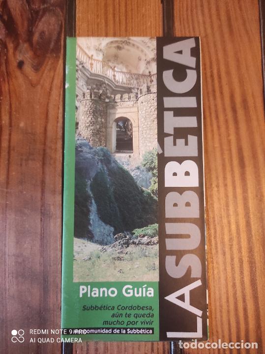 Folhetos de turismo: PLANO GUIA LA SUBBETICA CORDOBESA