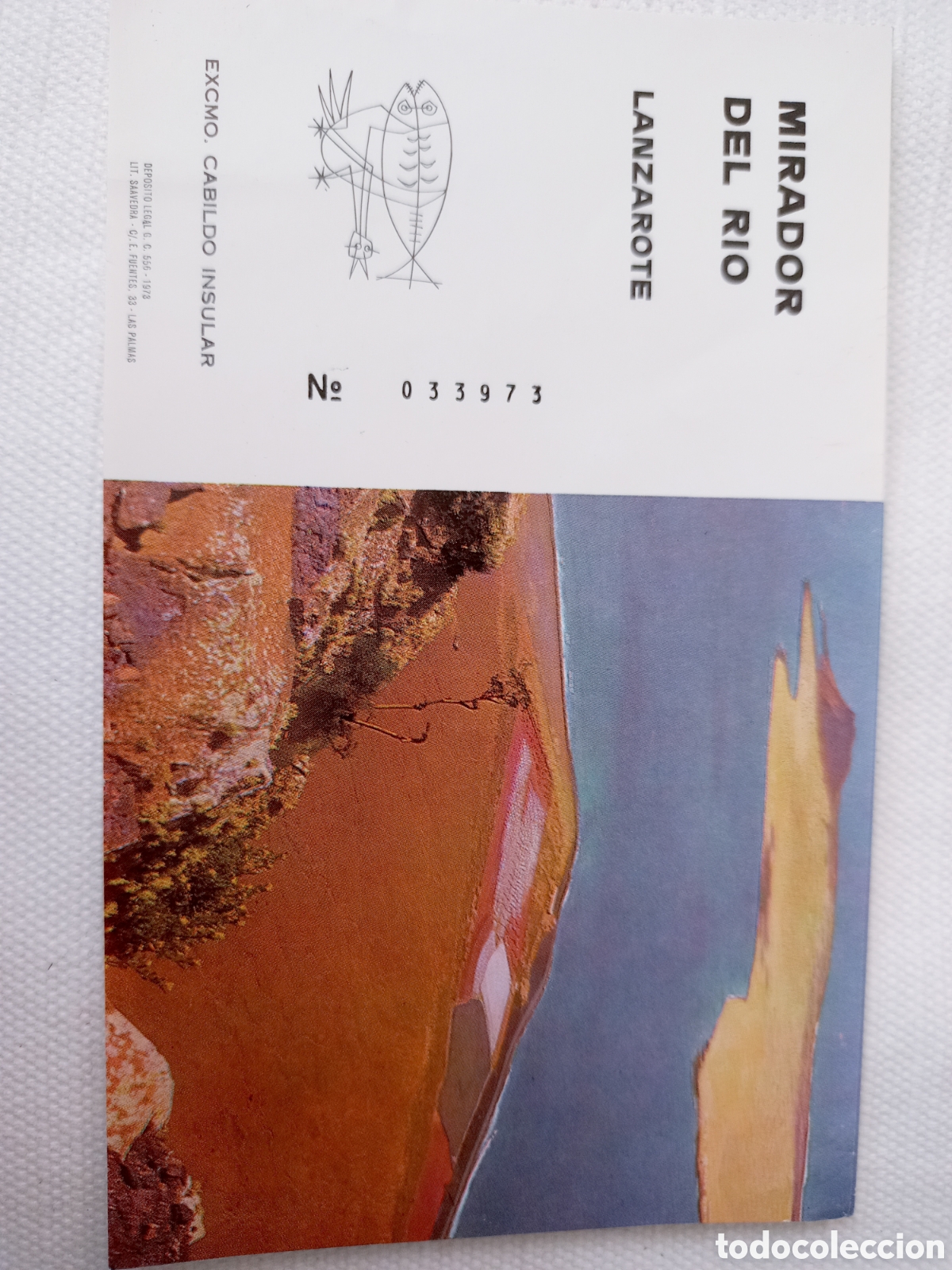 Tourismusbrosch&uuml;ren: Entrada mirador del rio lanzarote