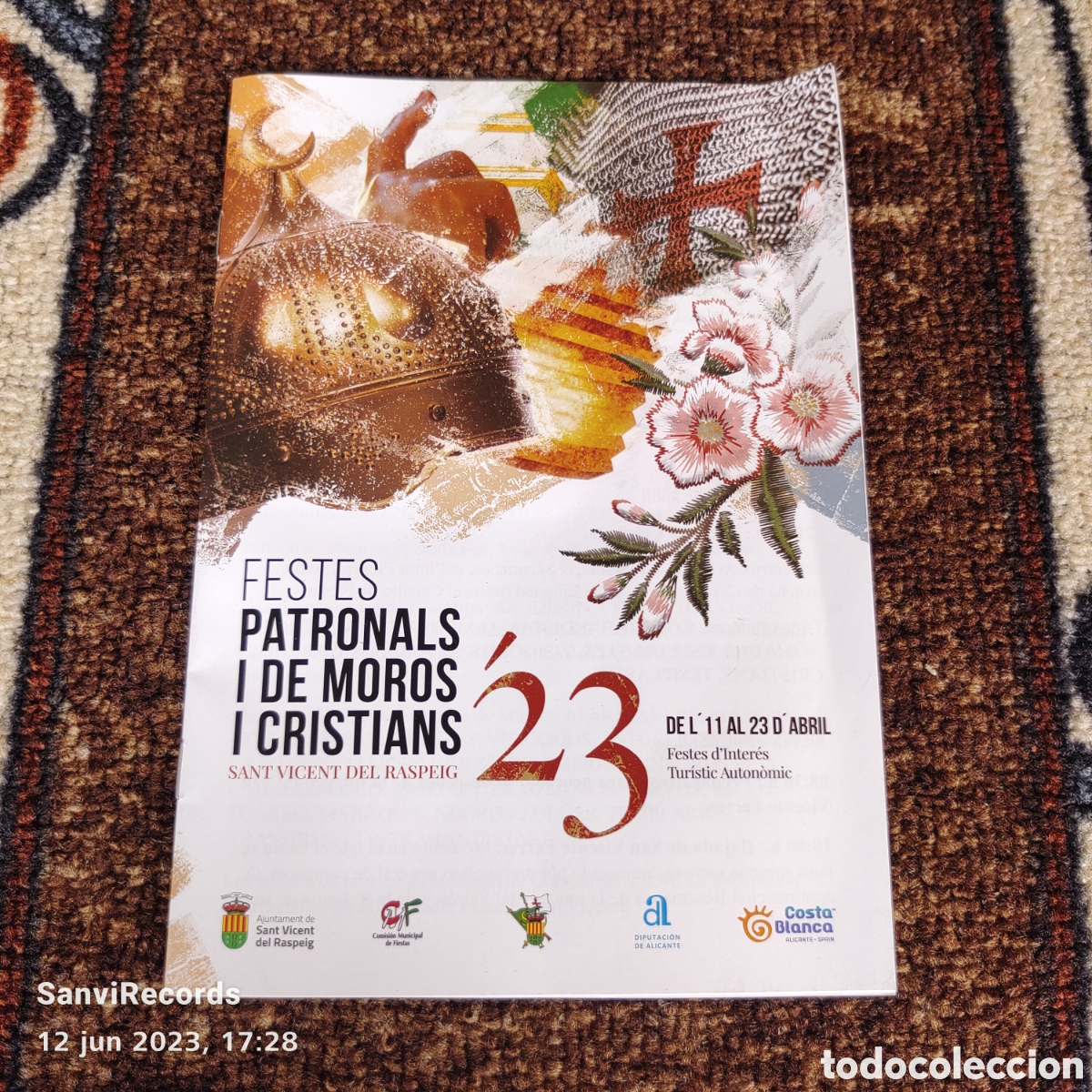 Folletos de turismo: FOLLETO FESTES PATRONALS I DE MOROS I CRISTIANS 2023, SANT VICENT DEL RASPEIG