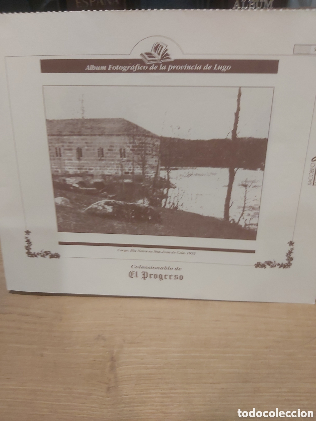Brochures de tourisme: Cirto r&iacute;o Neira san juan de cela 1925 l&aacute;mina coleccionable Lugo Galicia Espa&ntilde;a 31