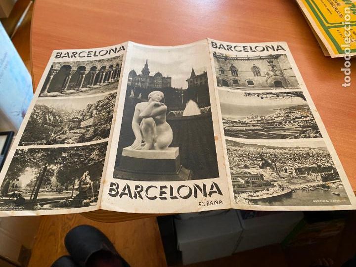 Folletos de turismo: ANTIGUO FOLLETO TURISMO BARCELONA TRIPTICO (COIB119)