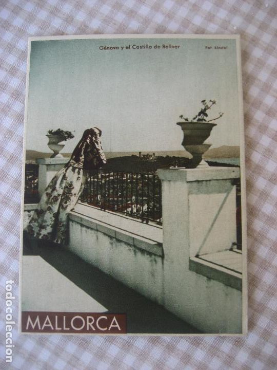 Travel Brochures: Mallorca. Antiguo folleto turistico desplegable 8 piezas. 48 x 32 cm.