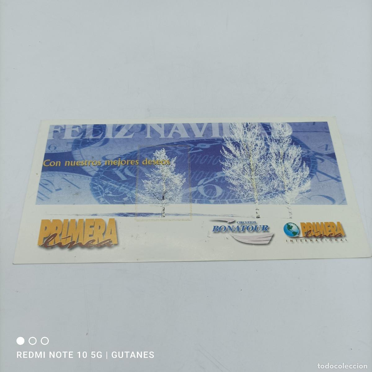 Tourismusbrosch&uuml;ren: TARJETA FELICITACION NAVIDAD BONATOUR, PRIMERA LINEA