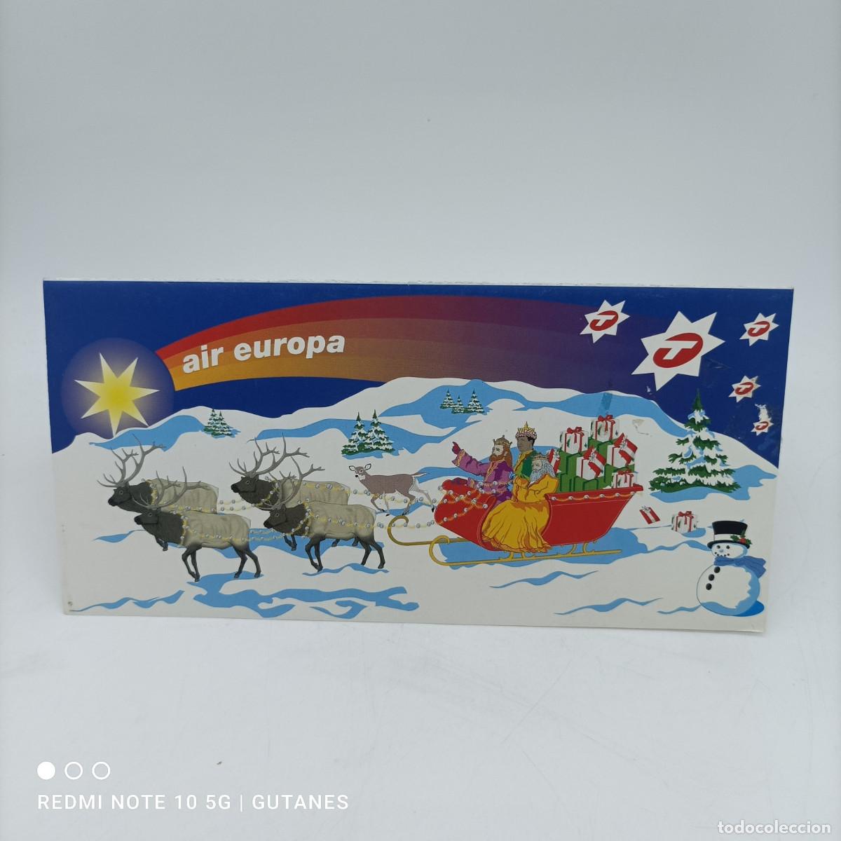 Travel Brochures: TARJETA FELICITACION NAVIDAD AIR EUROPA