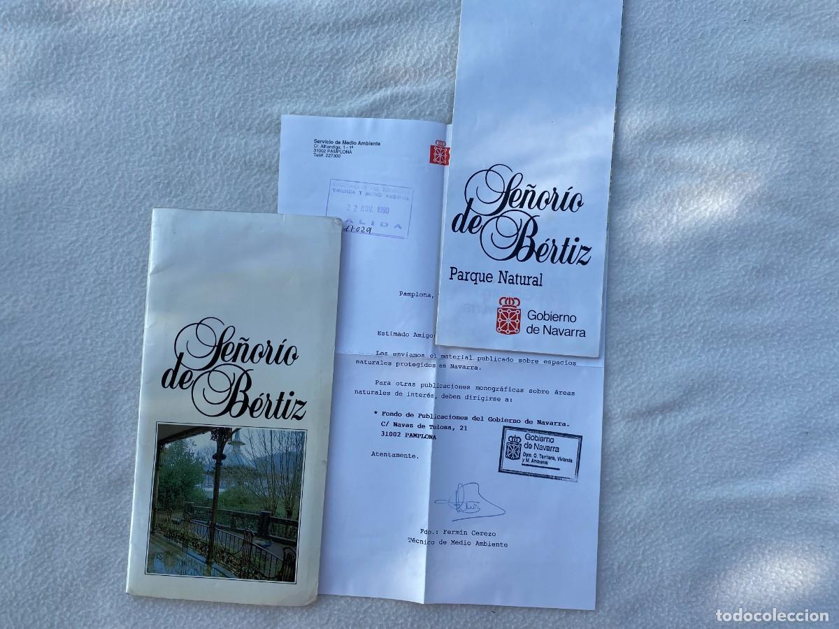 Brochures de tourisme: SE&Ntilde;OR&Iacute;A DE BERTIZ - PARQUE NATURAL - LOTE ANTIGUOS FOLLETOS - MAPAS - DE TURISMO