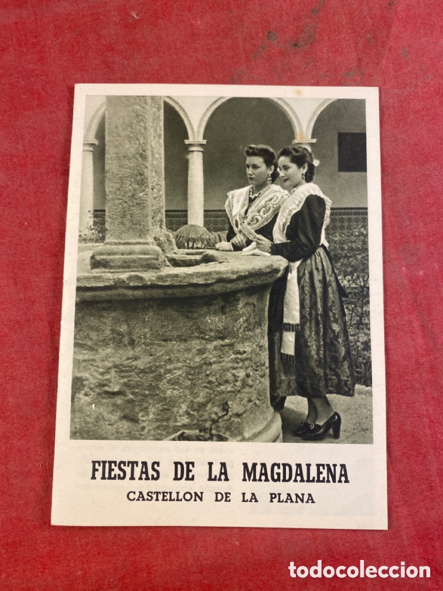 Folhetos de turismo: FIESTAS DE LA MAGDALENA 1952