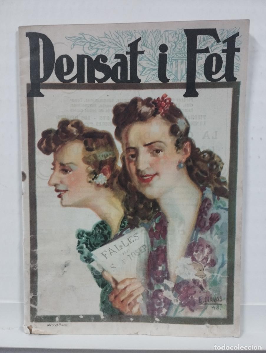 Travel Brochures: REVISTA FALLAS, PENSAT Y FET 1948 VALENCIA