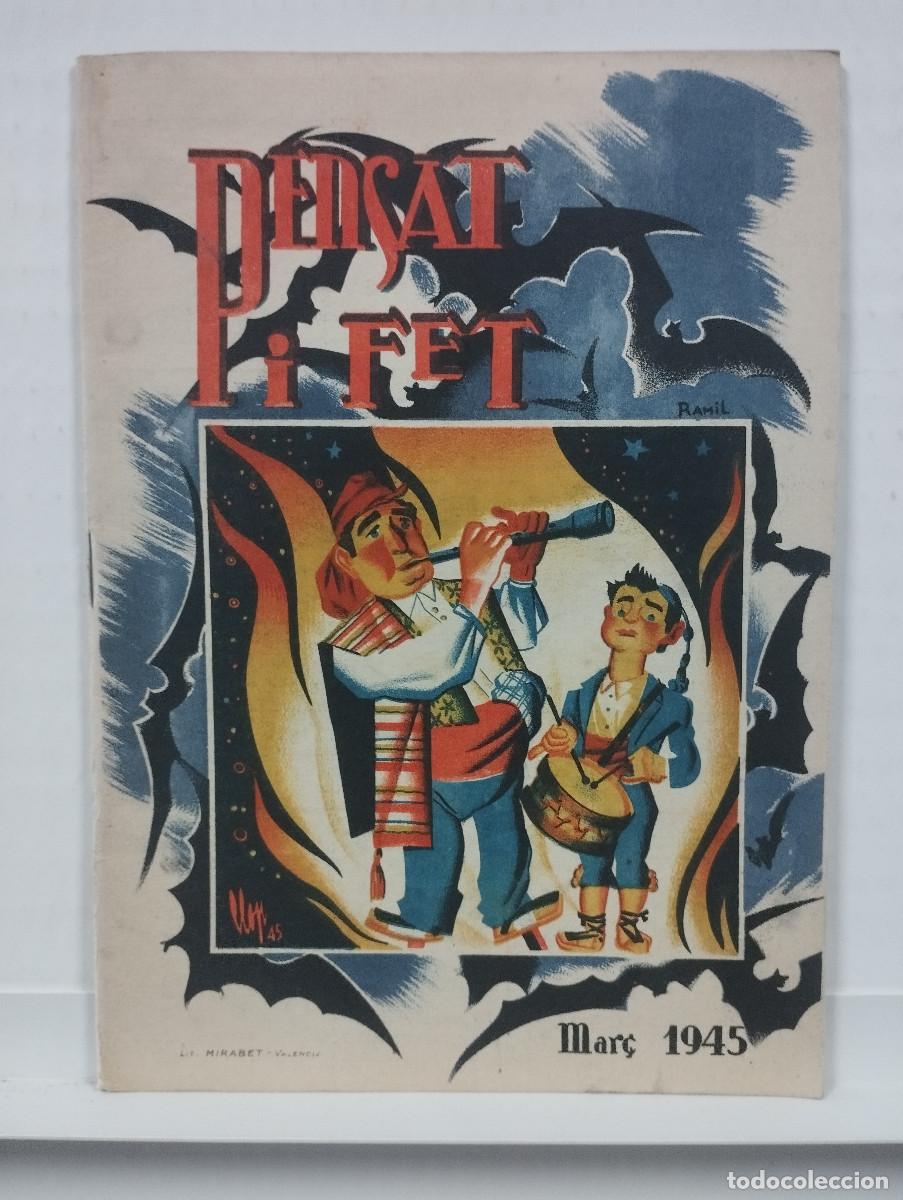 Travel Brochures: REVISTA FALLAS, PENSAT Y FET 1945 VALENCIA