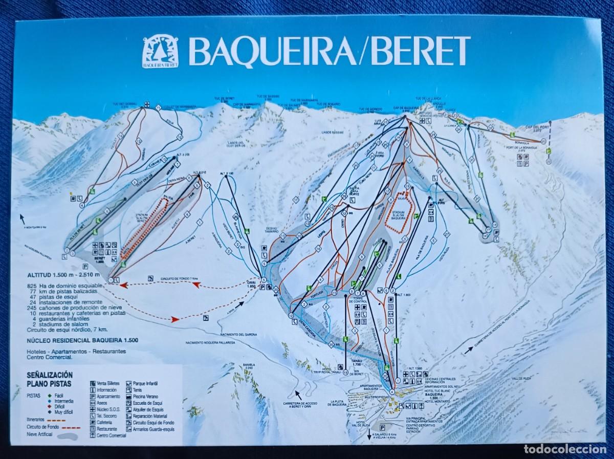 Travel Brochures: Postal de Baqueira/Beret , pistas