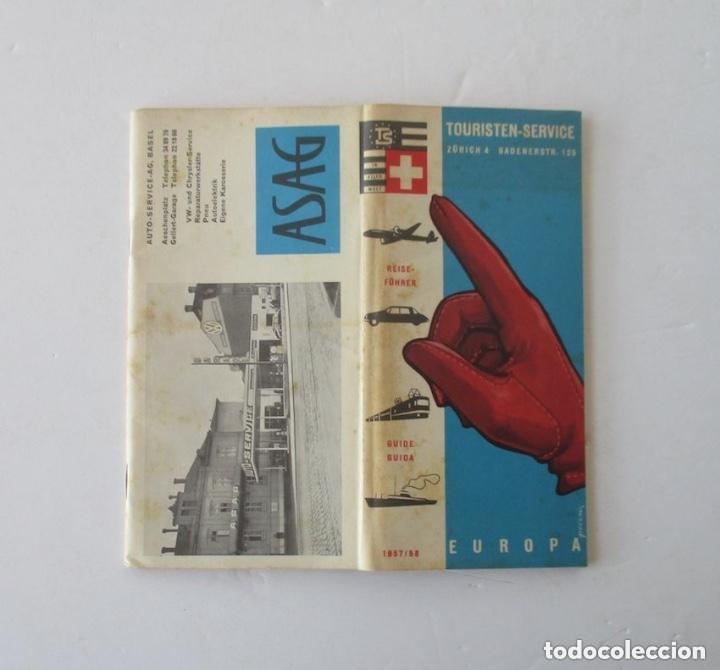 Folhetos de turismo: GUIA TURISTEN SERVICE EUROPA - 1957/58