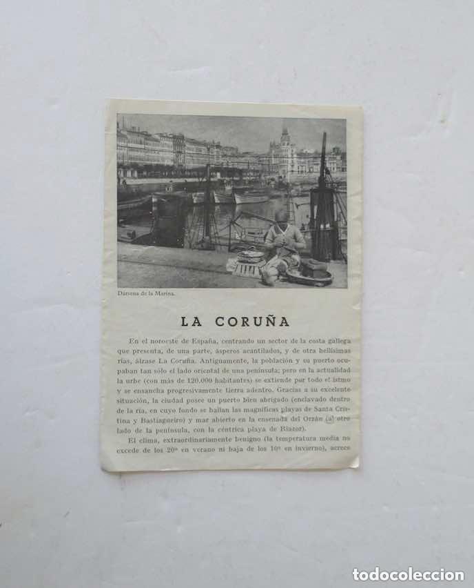 Folhetos de turismo: LA CORU&Ntilde;A - PUBLICACIONES DE LA DIRECCION GENERAL DE TURISMO
