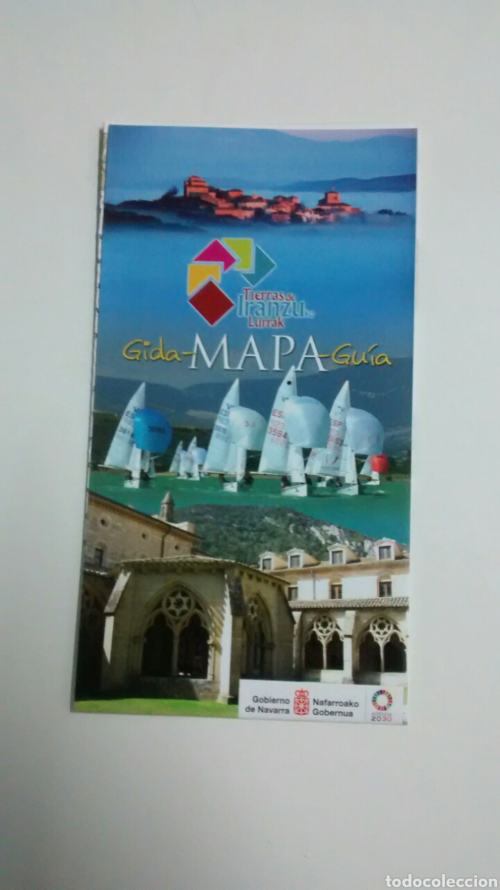 Travel Brochures: FOLLETO DESPLEGABLE-MAPA TIERRAS DE IRANZU (NAVARRA) (A1)