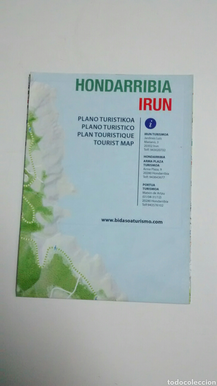Brochures de tourisme: HONDARRIBIA. IRUN, MAPA TURISTICO (A3)