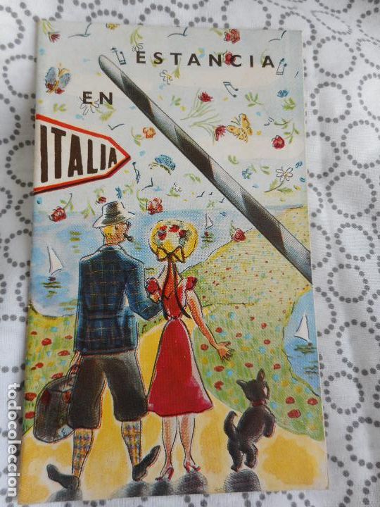 Tourismusbrosch&uuml;ren: ANTIGUO FOLLETO ESTANCIA EN ITALIA ENIT 1950. TURISMO