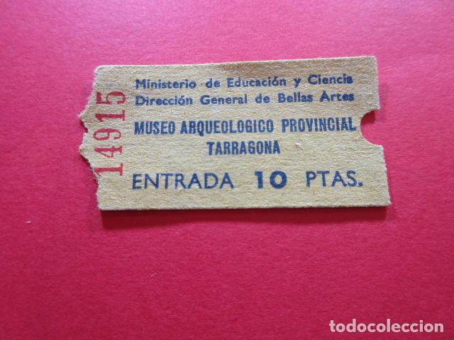 Tourismusbrosch&uuml;ren: ENTRADA - VALE - ENTRADA MUSEO ARQUEOLOGICO DE TARRAGONA