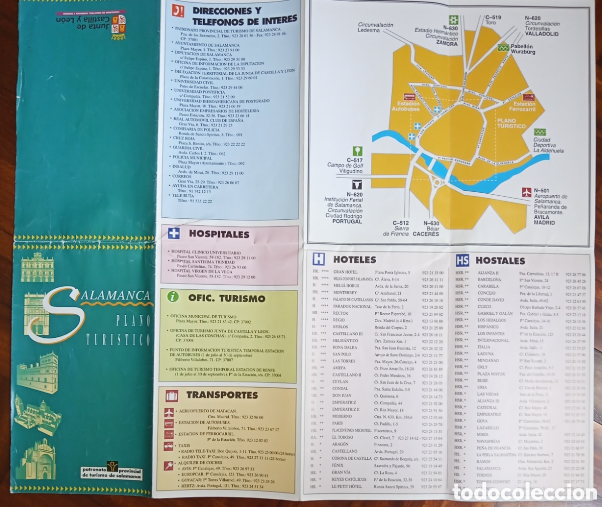 Tourismusbrosch&uuml;ren: MAPA DE SALAMANCA MONUMENTAL