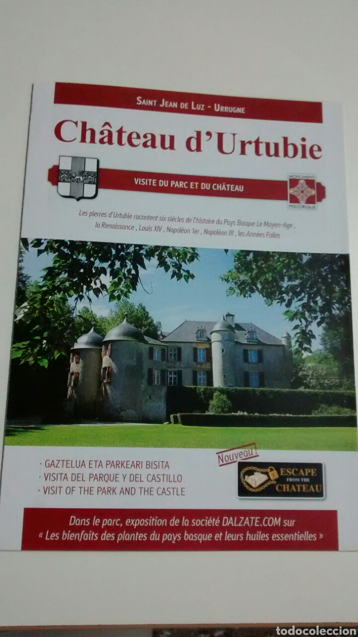 Tourismusbrosch&uuml;ren: CHATEAU D&acute;URTUBIE, SAINT JEAN DE LUZ