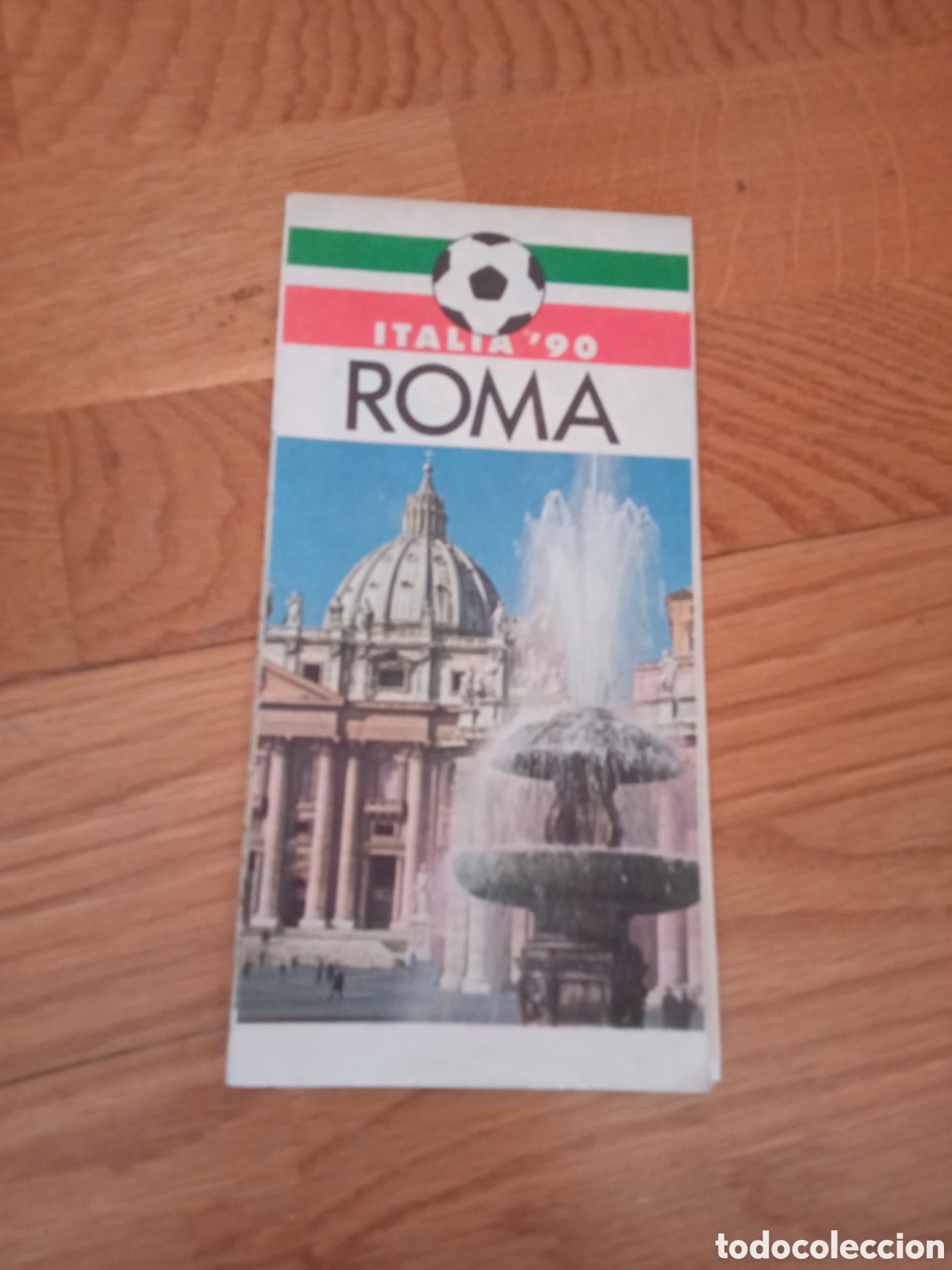 Tourismusbrosch&uuml;ren: Roma Italia'90 plano tur&iacute;stico de Roma 1990