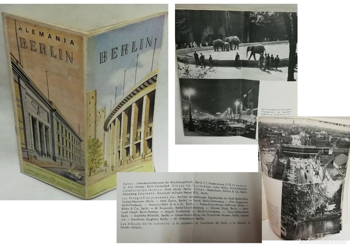 Tourismusbrosch&uuml;ren: ANTIGUO FOLLETO TUR&Iacute;STICO / OLD TOURISTIC LEAFLET: BERL&Iacute;N ALEMANIA / Berlin, Deutschland