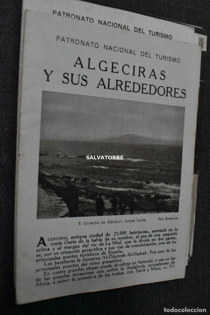 Tourismusbrosch&uuml;ren: PATRONATO NACIONAL DEL TURISMO ALGECIRAS Y SUS ALREDEDORES REPUBLICA ESPA&Ntilde;OLA