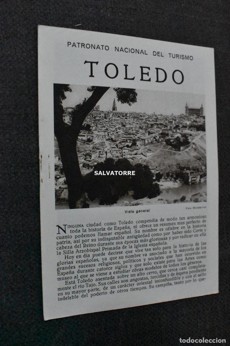 Tourismusbrosch&uuml;ren: PATRONATO NACIONAL DEL TURISMO TOLEDO REPUBLICA ESPA&Ntilde;OLA