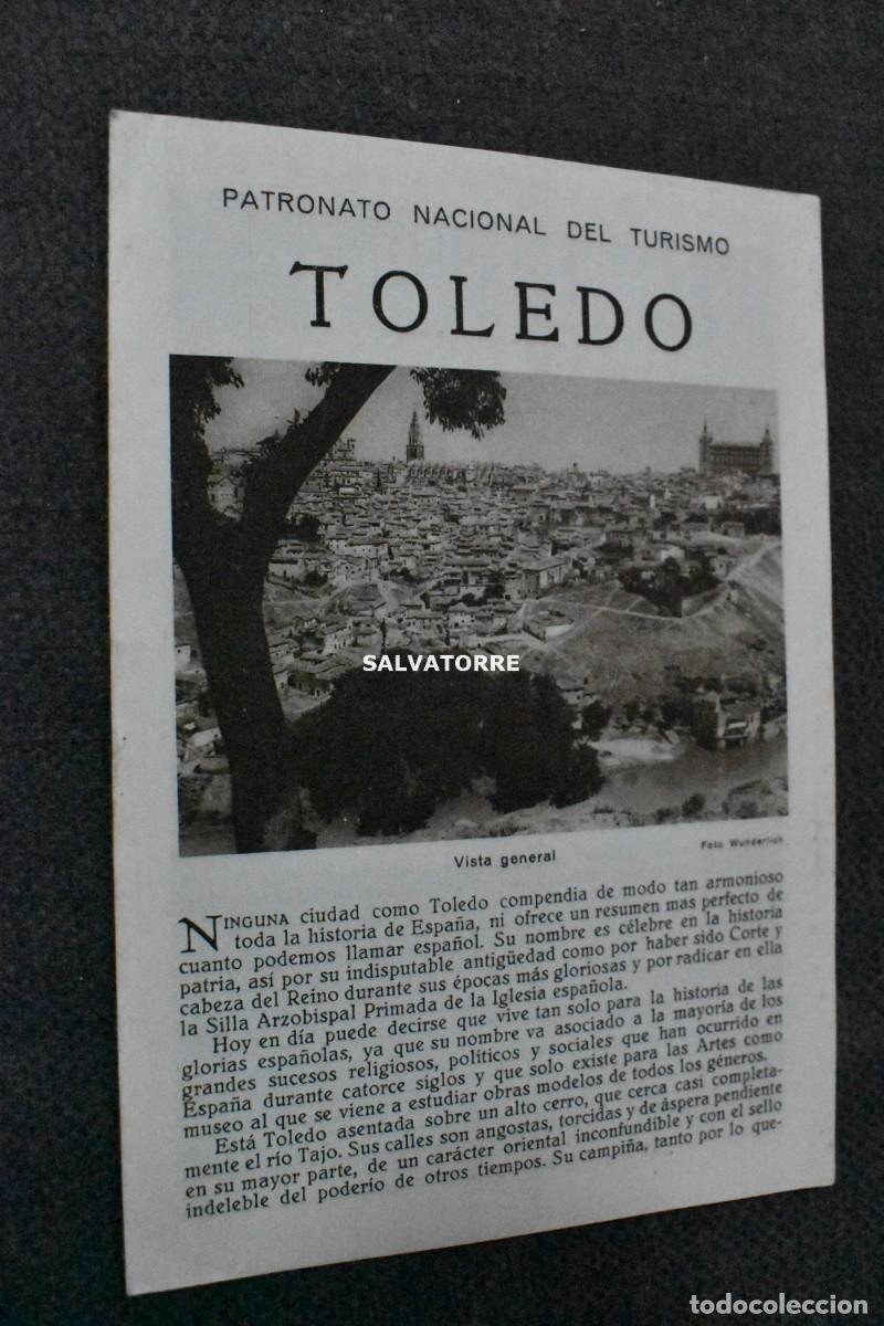Tourismusbrosch&uuml;ren: PATRONATO NACIONAL DEL TURISMO TOLEDO REPUBLICA ESPA&Ntilde;OLA