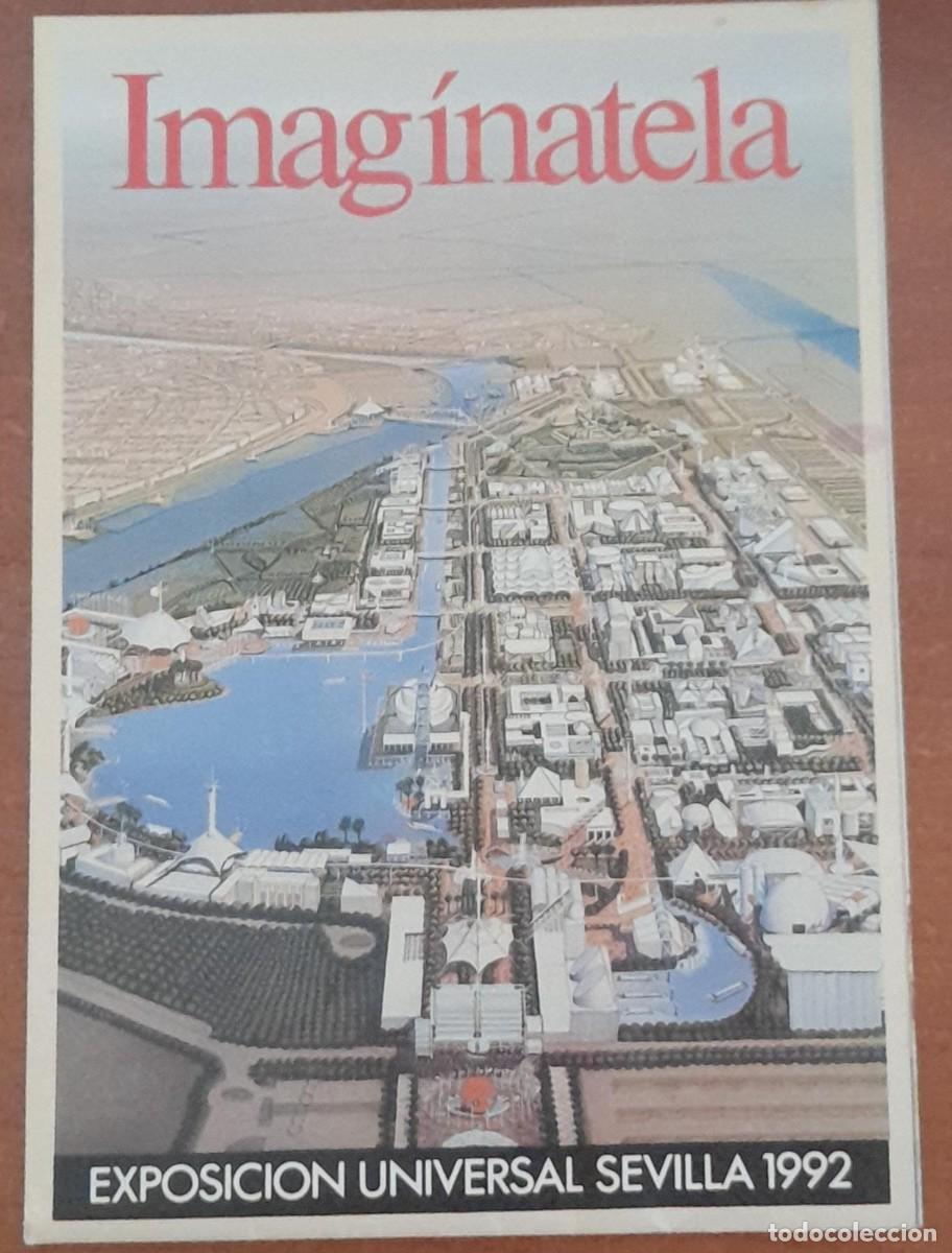 Tourismusbrosch&uuml;ren: FOLLETO DESPLEGABLE DE LA EXPO 92, IMAGIN&Aacute;TELA