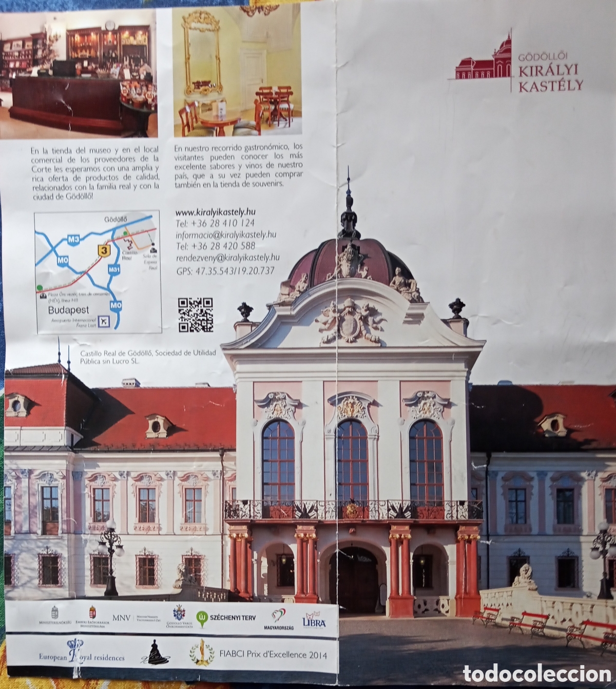 Tourismusbrosch&uuml;ren: FOLLETO CASTILLO REAL DE G&Ouml;D&Ouml;LL&Oacute;. HUNGR&Iacute;A