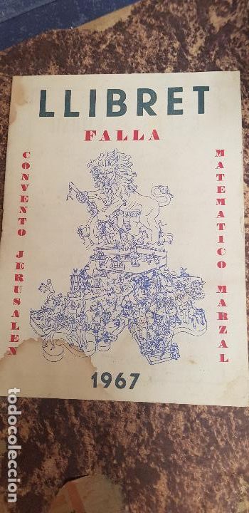 Brochures de tourisme: VALENCIA LLIBRET FALLA CONVENTO JERUSALEM-MATEMATICO MARZAL 1967