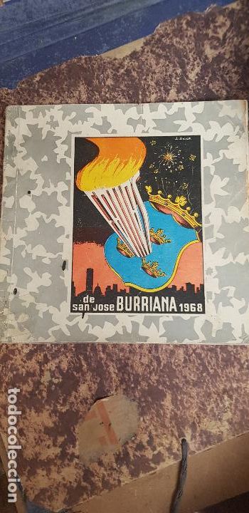 Brochures de tourisme: BURRIANA LLIBRET FALLAS DE SAN JOSE 1968