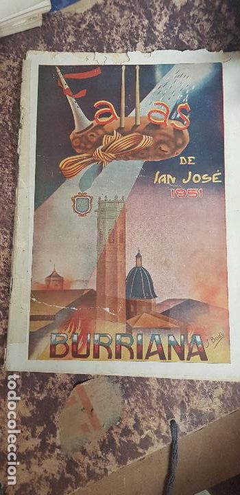Travel Brochures: BURRIANA LLIBRET FALLAS DE SAN JOSE 1951