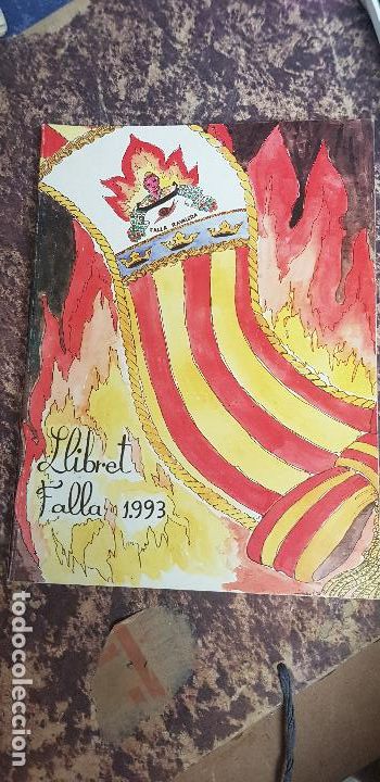 Brochures de tourisme: BURRIANA LLIBRET FALLAS DE SAN JOSE 1993