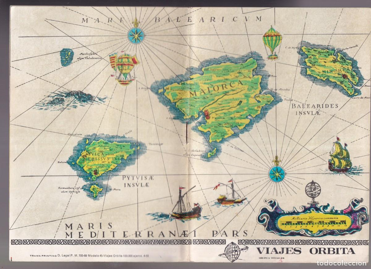 Travel Brochures: Palma de Mallorca. Cat&aacute;logo *Viajes &Oacute;rbita 1969* 52 p&aacute;gs. Meds: 145x205 mms.