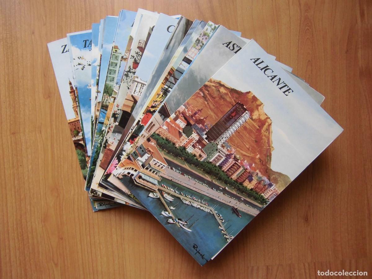 Tourismusbrosch&uuml;ren: COLECCI&Oacute;N COMPLETA ESPA&Ntilde;A MONUMENTAL 32 TR&Iacute;PTICOS + INFORMACI&Oacute;N PARADORES NACIONALES 1974 HAROFARMA
