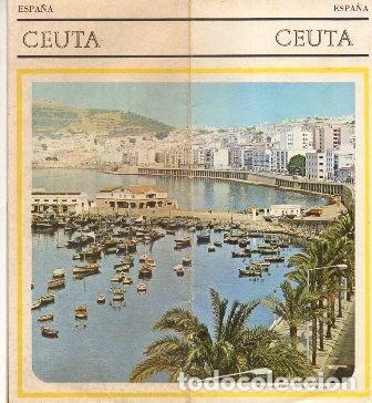 Tourismusbrosch&uuml;ren: FOLLETO TURISTICO DE CEUTA A&Ntilde;OS 70 - A-CEyME-133