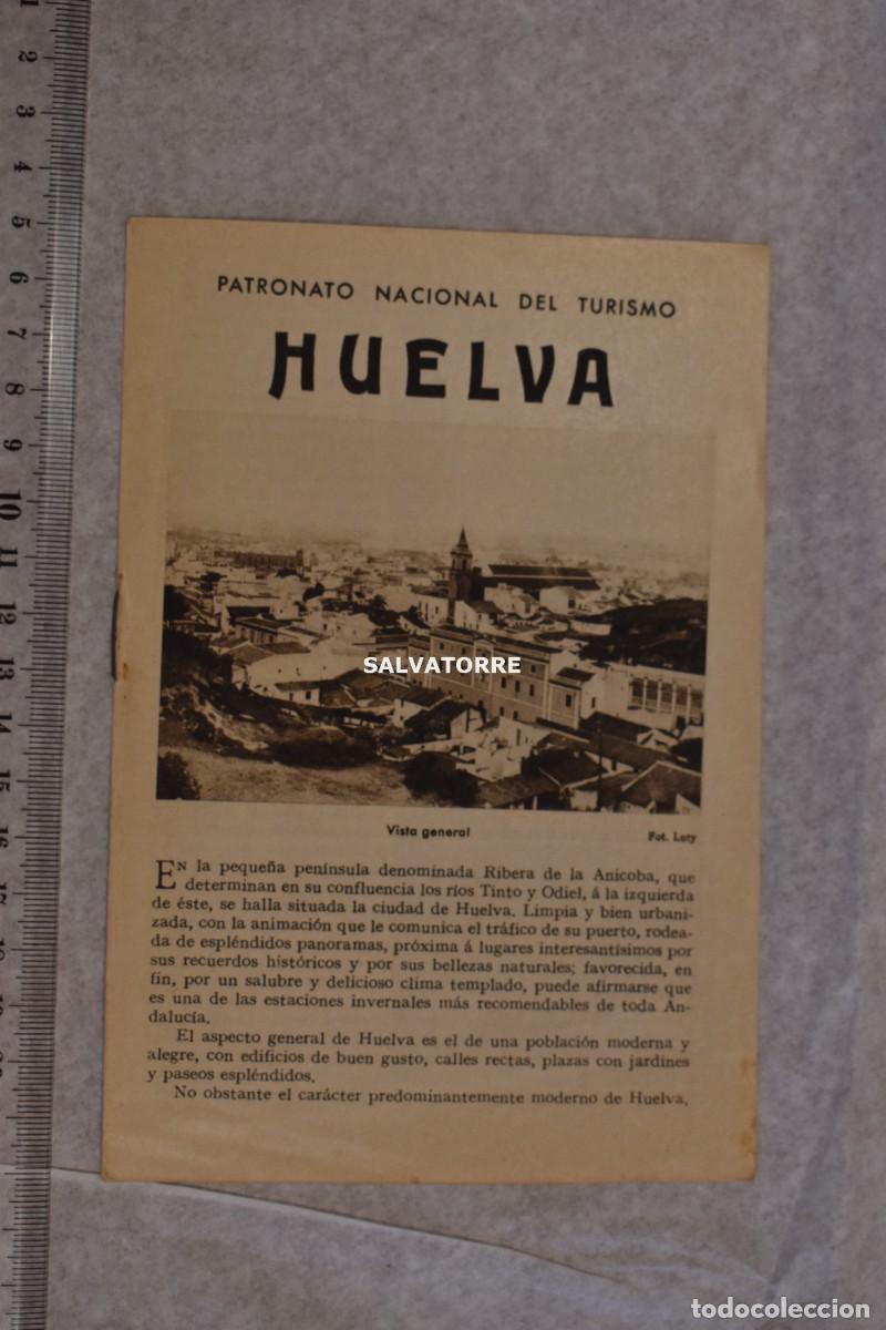 Tourismusbrosch&uuml;ren: PATRONATO NACIONAL TURISMO REPUBLICA ESPA&Ntilde;OLA HUELVA