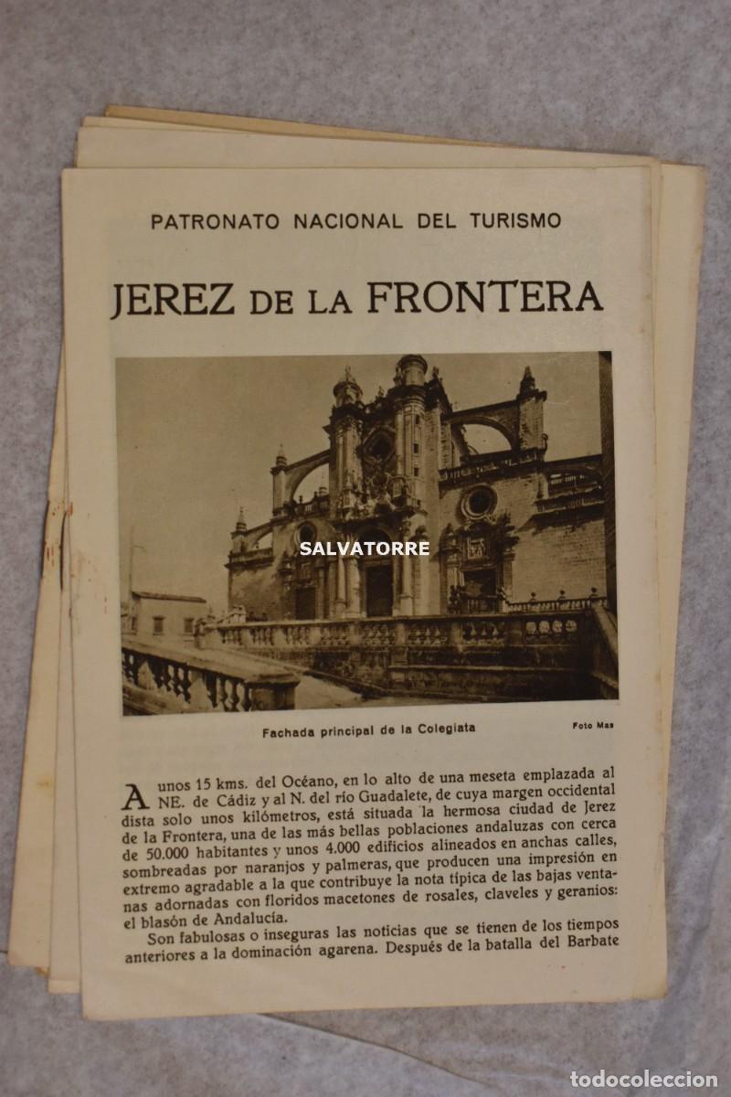 Tourismusbrosch&uuml;ren: PATRONATO NACIONAL TURISMO REPUBLICA ESPA&Ntilde;OLA JEREZ DE LA FRONTERA