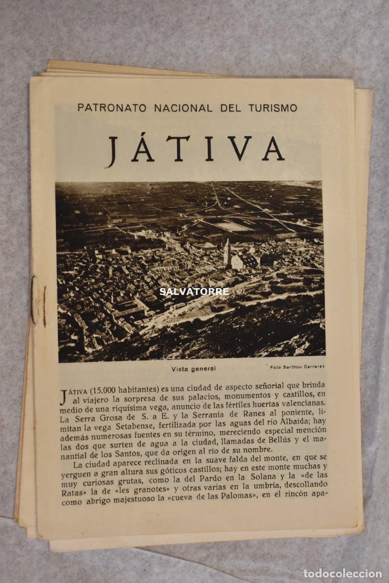 Tourismusbrosch&uuml;ren: PATRONATO NACIONAL TURISMO REPUBLICA ESPA&Ntilde;OLA J&Aacute;TIVA
