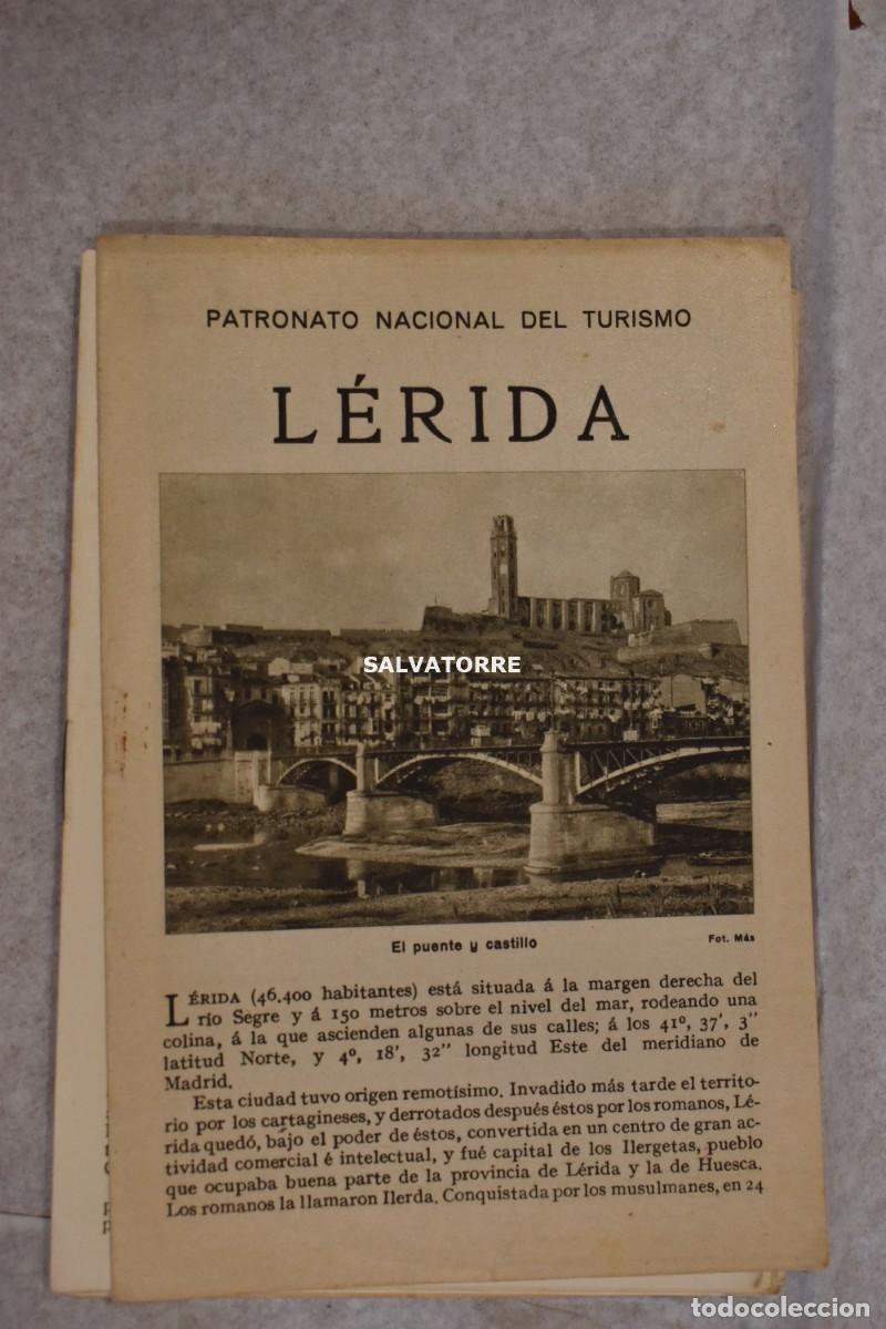 Tourismusbrosch&uuml;ren: PATRONATO NACIONAL TURISMO REPUBLICA ESPA&Ntilde;OLA L&Eacute;RIDA