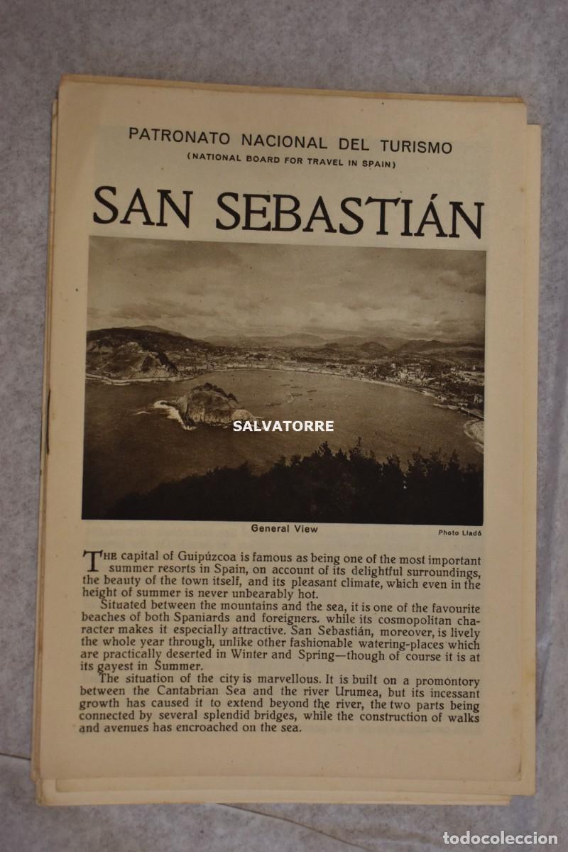 Tourismusbrosch&uuml;ren: PATRONATO NACIONAL TURISMO REPUBLICA ESPA&Ntilde;OLASAN SEBASTIAN