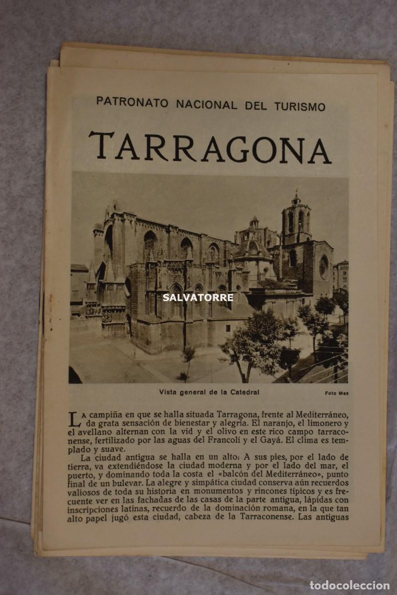 Tourismusbrosch&uuml;ren: PATRONATO NACIONAL TURISMO REPUBLICA ESPA&Ntilde;OLA TARRAGONA