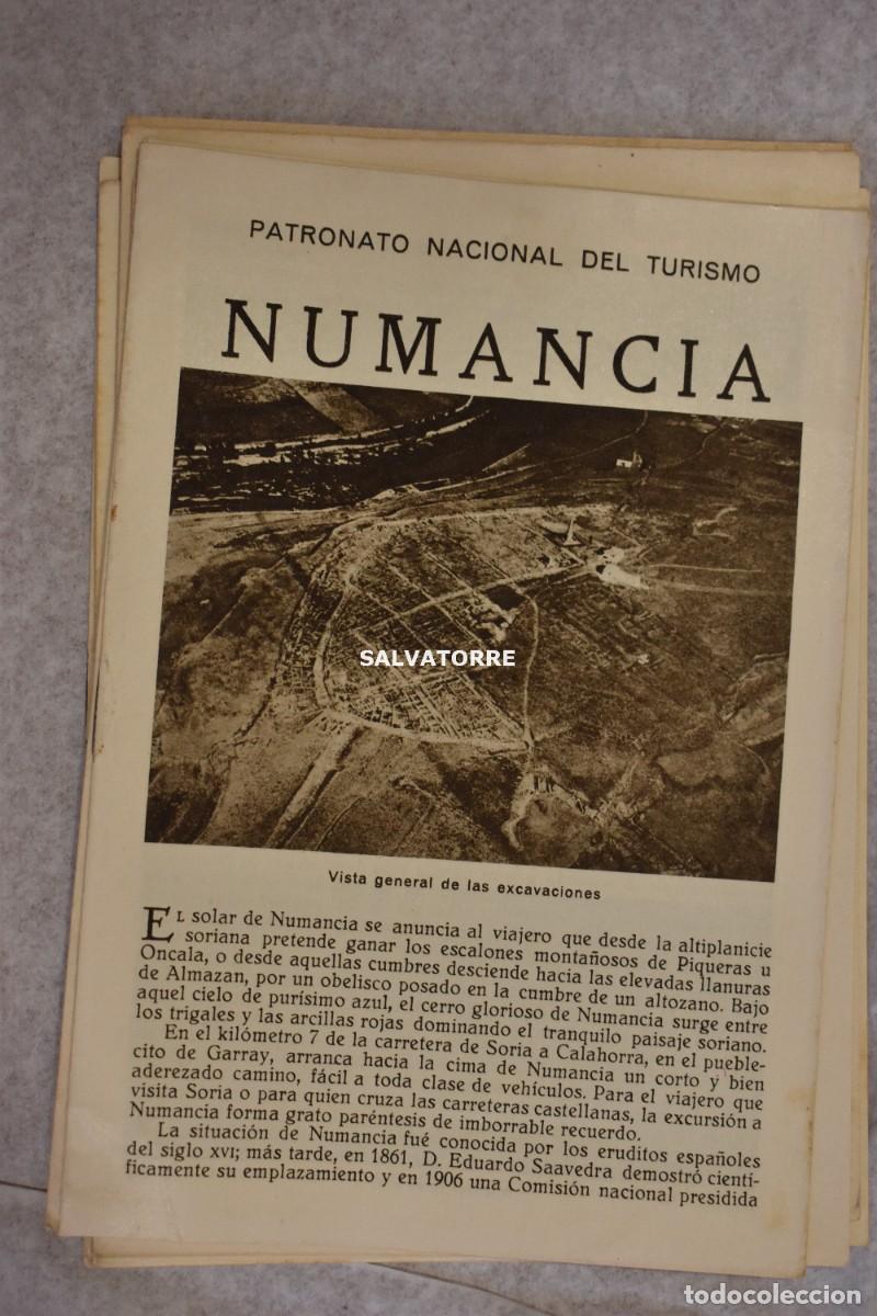 Tourismusbrosch&uuml;ren: PATRONATO NACIONAL TURISMO REPUBLICA ESPA&Ntilde;OLA NUMANCIA